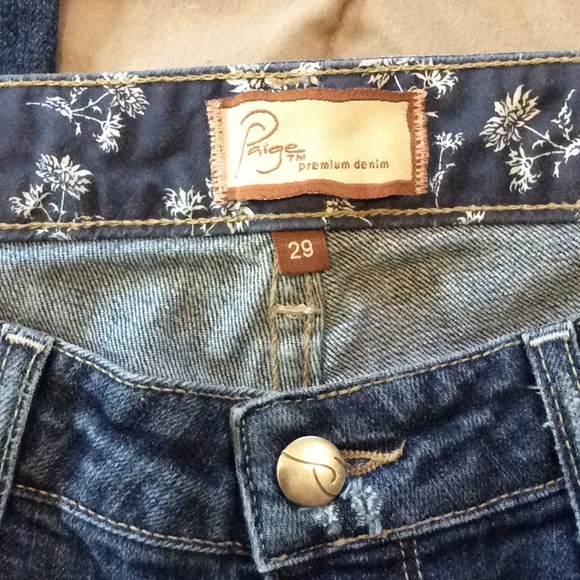 Paige Premium Denim Distressed Jeans Size 29 - Picture 11 of 13